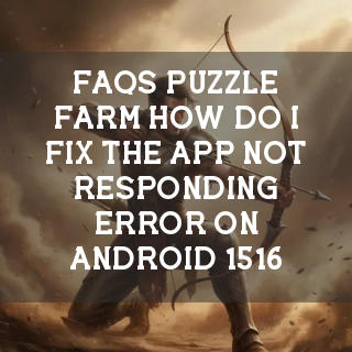Puzzle Farm FAQs Banner